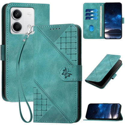 YX0080 For Xiaomi Redmi Note 13 5G / Note 13 5G (China) Case Butterfly Imprint Leather Wallet Phone Cover