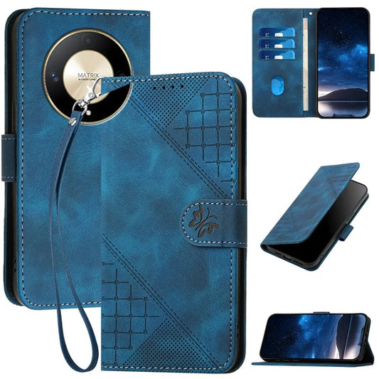 YX0080 For Honor X50 GT 5G / Magic6 Lite 5G / X9b 5G / X50 5G Case Butterfly Imprint Leather Wallet Phone Cover