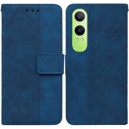 For OnePlus Nord CE4 Lite 5G Case Geometry Pattern Leather Wallet Phone Cover