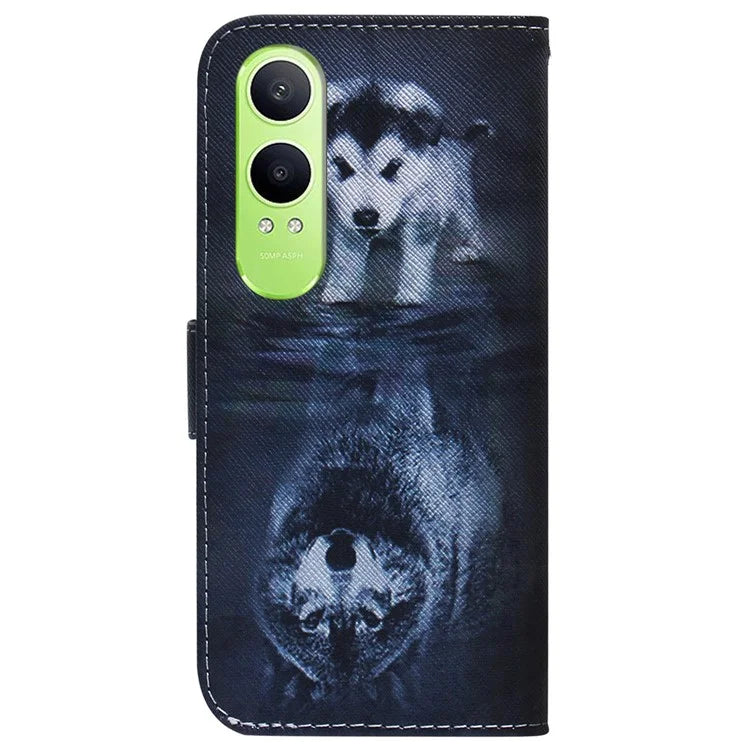 For OnePlus Nord CE4 Lite 5G Wallet Case Pattern Print Leather Phone Cover