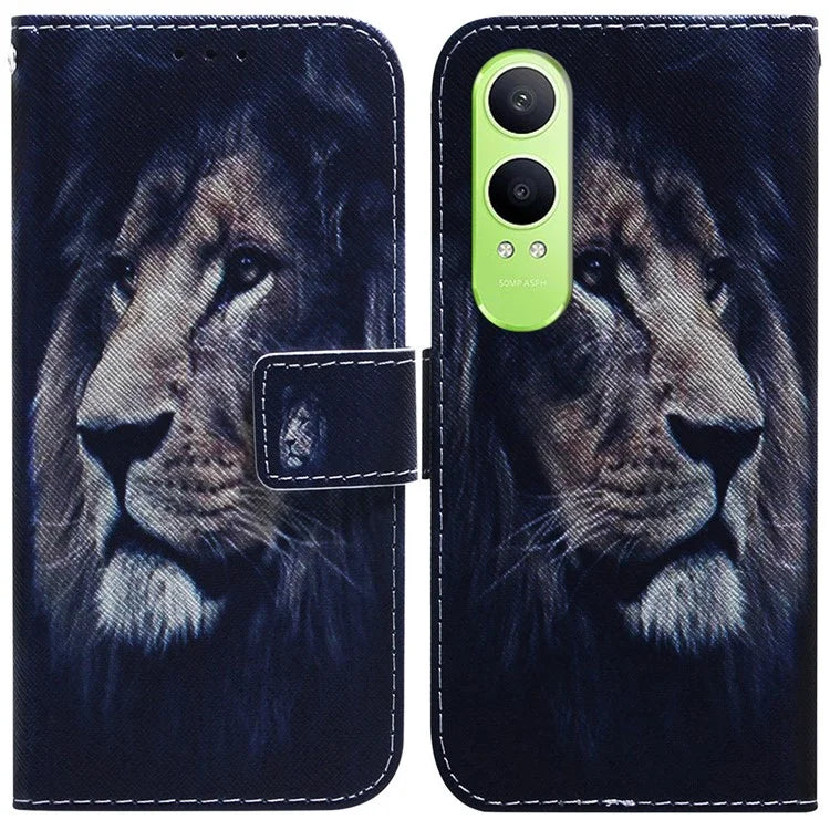 For OnePlus Nord CE4 Lite 5G Wallet Case Pattern Print Leather Phone Cover