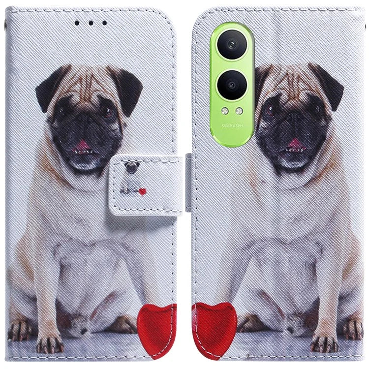 For OnePlus Nord CE4 Lite 5G Wallet Case Pattern Print Leather Phone Cover