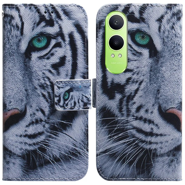 For OnePlus Nord CE4 Lite 5G Wallet Case Pattern Print Leather Phone Cover