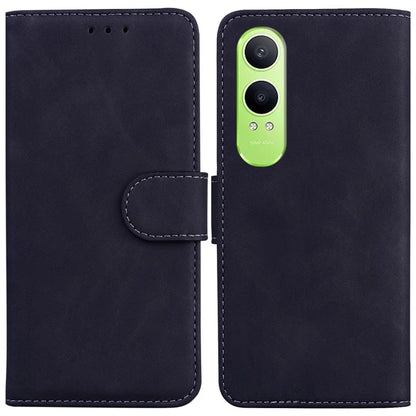 For OnePlus Nord CE4 Lite 5G Case Solid Color Leather Wallet Phone Cover