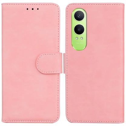 For OnePlus Nord CE4 Lite 5G Case Solid Color Leather Wallet Phone Cover