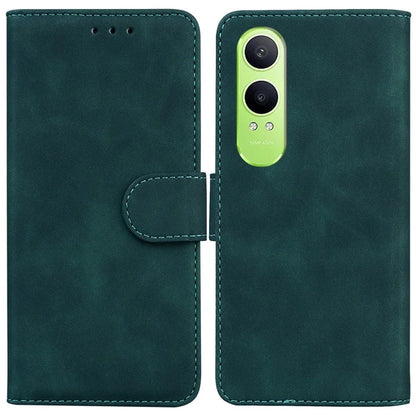 For OnePlus Nord CE4 Lite 5G Case Solid Color Leather Wallet Phone Cover