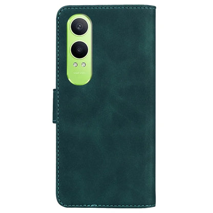 For OnePlus Nord CE4 Lite 5G Case Solid Color Leather Wallet Phone Cover