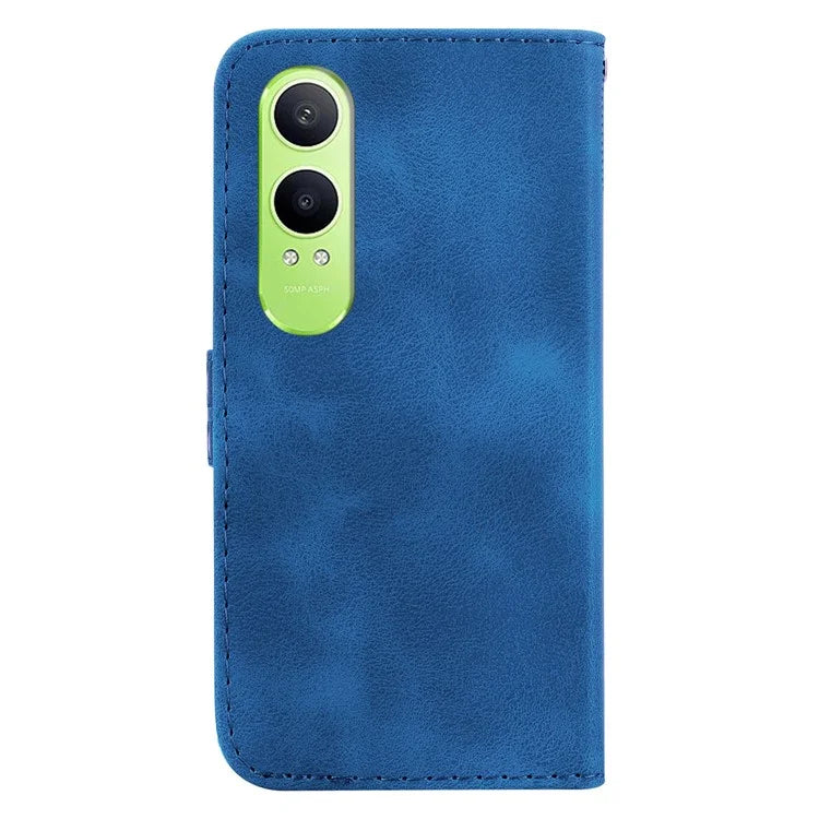 For OnePlus Nord CE4 Lite 5G Stand Case 7-Shaped Pattern Imprint Leather Phone Cover