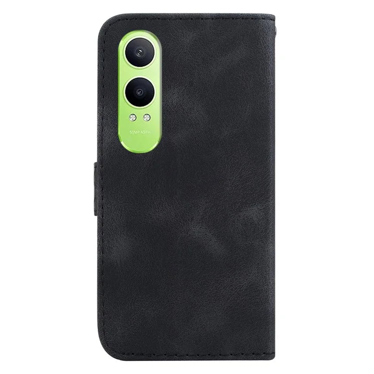 For OnePlus Nord CE4 Lite 5G Stand Case 7-Shaped Pattern Imprint Leather Phone Cover