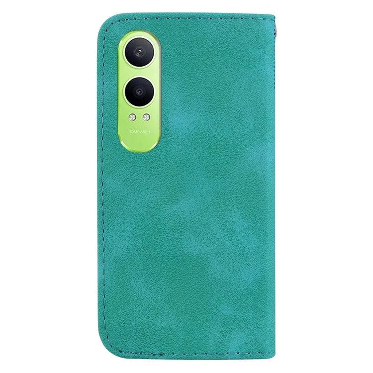 For OnePlus Nord CE4 Lite 5G Stand Case 7-Shaped Pattern Imprint Leather Phone Cover