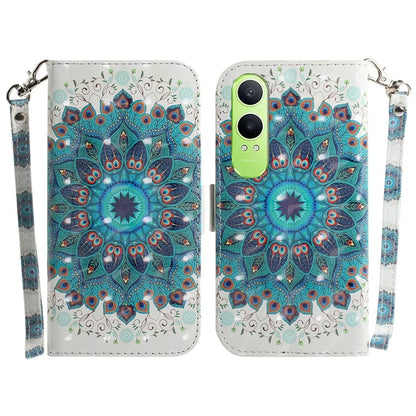 For OnePlus Nord CE4 Lite 5G Case Pattern Printing Leather Wallet Phone Cover