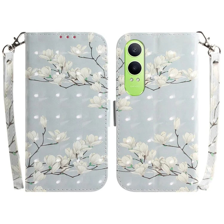 For OnePlus Nord CE4 Lite 5G Case Pattern Printing Leather Wallet Phone Cover
