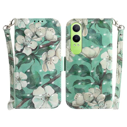 For OnePlus Nord CE4 Lite 5G Case Pattern Printing Leather Wallet Phone Cover