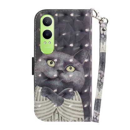 For OnePlus Nord CE4 Lite 5G Case Pattern Printing Leather Wallet Phone Cover