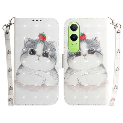 For OnePlus Nord CE4 Lite 5G Case Pattern Printing Leather Wallet Phone Cover