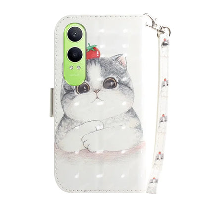 For OnePlus Nord CE4 Lite 5G Case Pattern Printing Leather Wallet Phone Cover