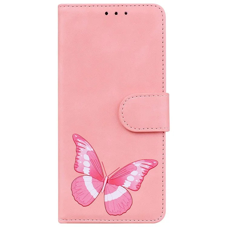 For Samsung Galaxy A16 5G Stand Case PU Leather Phone Cover Butterfly Printed