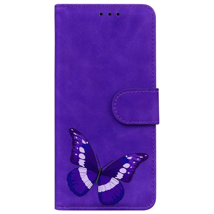 For Samsung Galaxy A16 5G Stand Case PU Leather Phone Cover Butterfly Printed