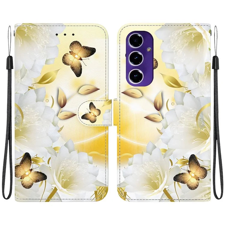 For Samsung Galaxy A16 5G Wallet Phone Case Anti-Drop Leather Flip Cover Pattern Printing