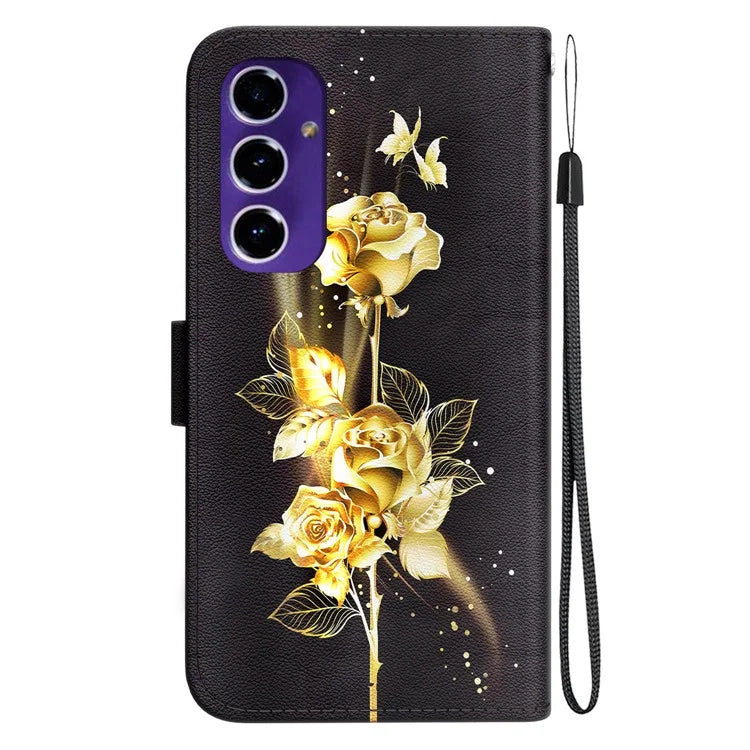 For Samsung Galaxy A16 5G Wallet Phone Case Anti-Drop Leather Flip Cover Pattern Printing