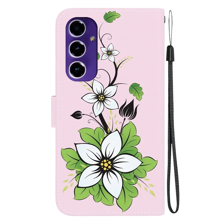 For Samsung Galaxy A16 5G Wallet Phone Case Anti-Drop Leather Flip Cover Pattern Printing