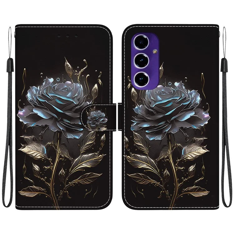 For Samsung Galaxy A16 5G Wallet Phone Case Anti-Drop Leather Flip Cover Pattern Printing