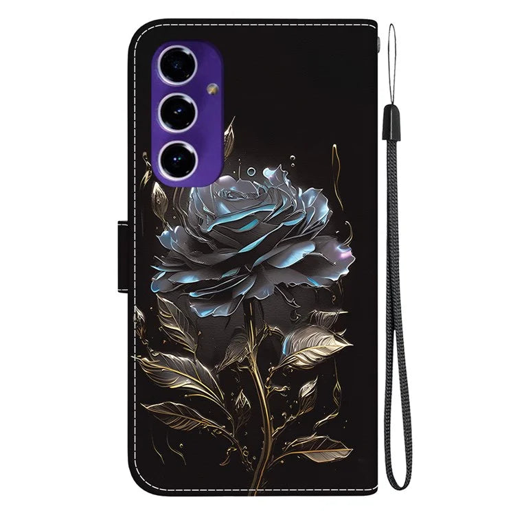 For Samsung Galaxy A16 5G Wallet Phone Case Anti-Drop Leather Flip Cover Pattern Printing