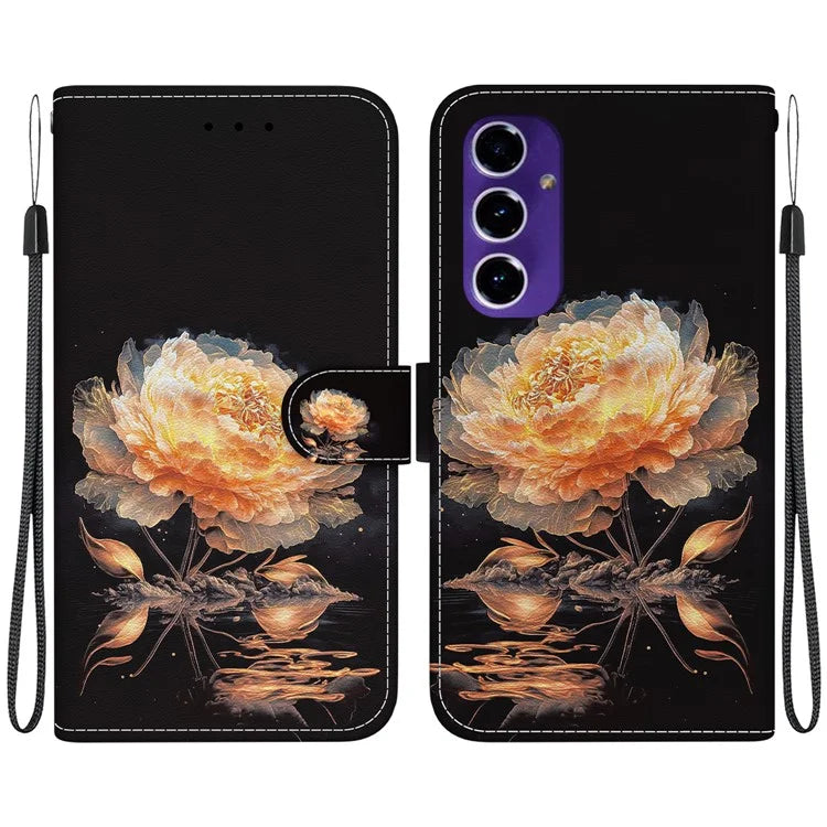 For Samsung Galaxy A16 5G Wallet Phone Case Anti-Drop Leather Flip Cover Pattern Printing