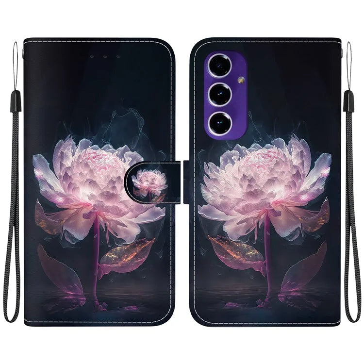 For Samsung Galaxy A16 5G Wallet Phone Case Anti-Drop Leather Flip Cover Pattern Printing