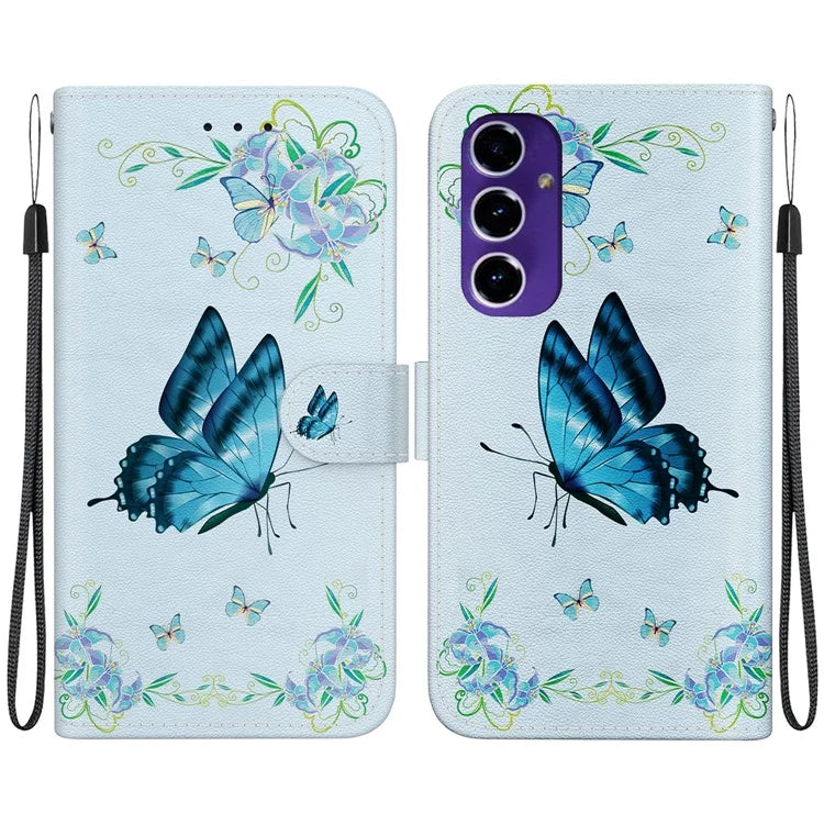 For Samsung Galaxy A16 5G Wallet Phone Case Anti-Drop Leather Flip Cover Pattern Printing