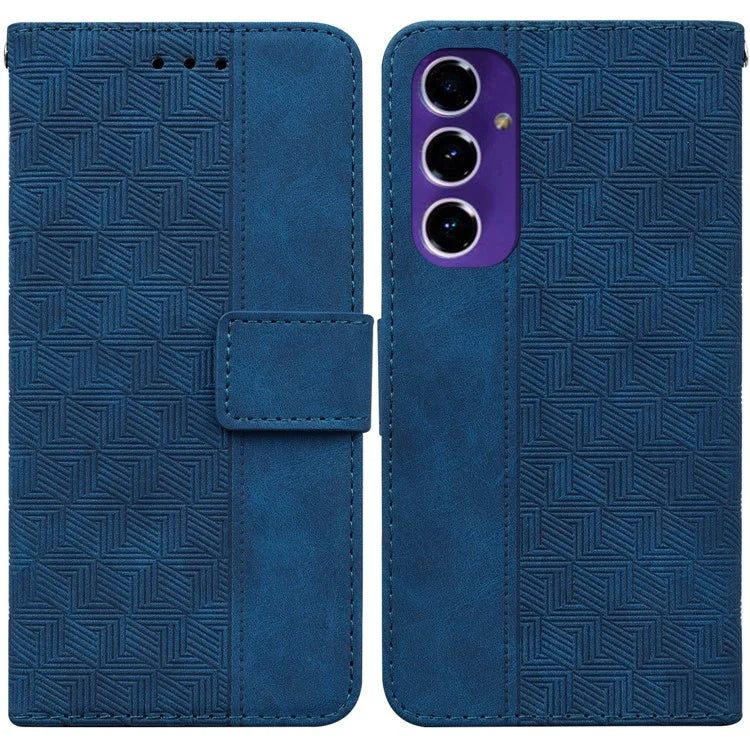 For Samsung Galaxy A16 5G Case Geometry Pattern Leather Wallet Phone Cover
