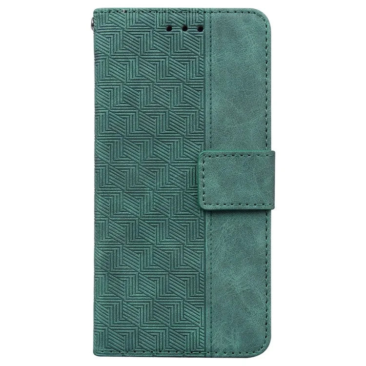 For Samsung Galaxy A16 5G Case Geometry Pattern Leather Wallet Phone Cover