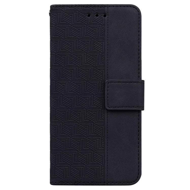 For Samsung Galaxy A16 5G Case Geometry Pattern Leather Wallet Phone Cover