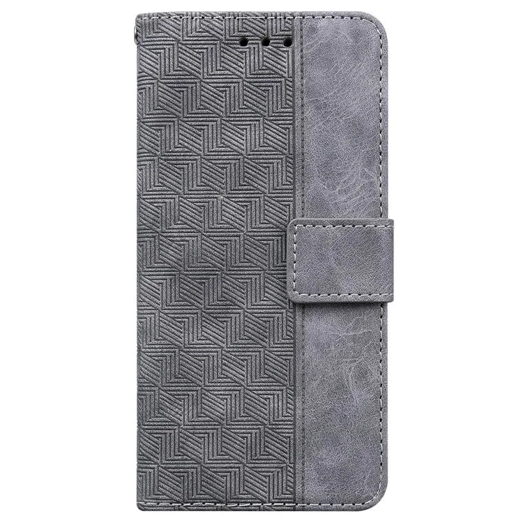 For Samsung Galaxy A16 5G Case Geometry Pattern Leather Wallet Phone Cover