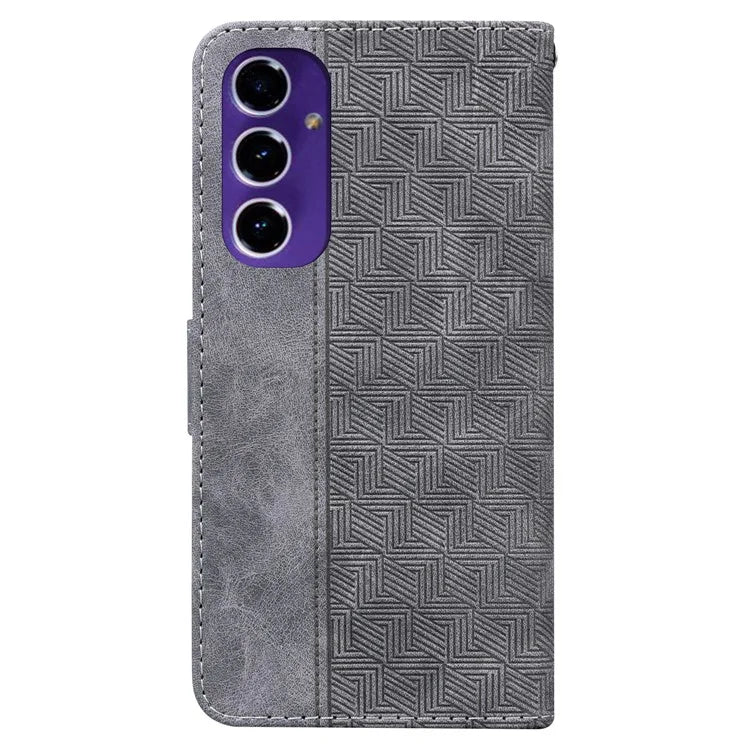 For Samsung Galaxy A16 5G Case Geometry Pattern Leather Wallet Phone Cover
