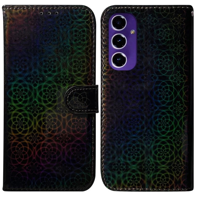 For Samsung Galaxy A16 5G Stand Case Dazzling Flower Leather Phone Cover