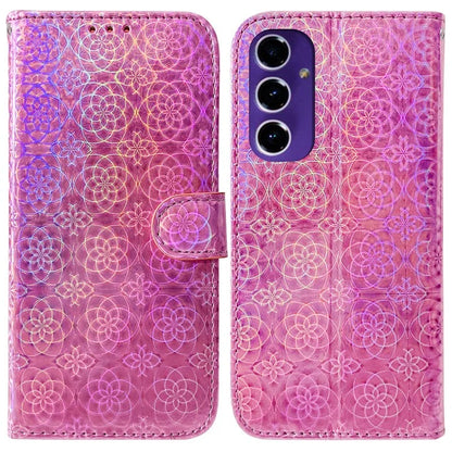 For Samsung Galaxy A16 5G Stand Case Dazzling Flower Leather Phone Cover