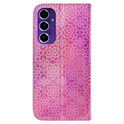 For Samsung Galaxy A16 5G Stand Case Dazzling Flower Leather Phone Cover