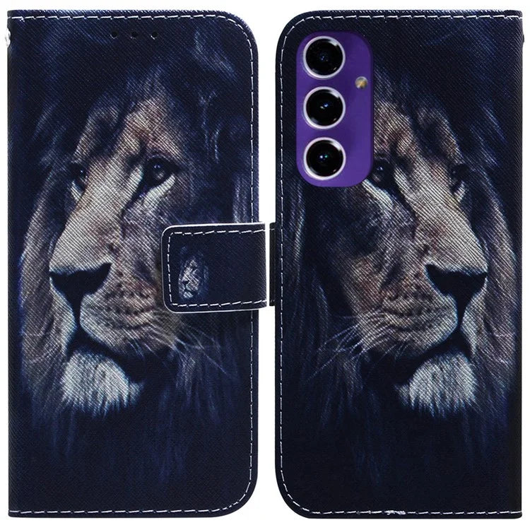 For Samsung Galaxy A16 5G Wallet Case Pattern Print Leather Phone Cover