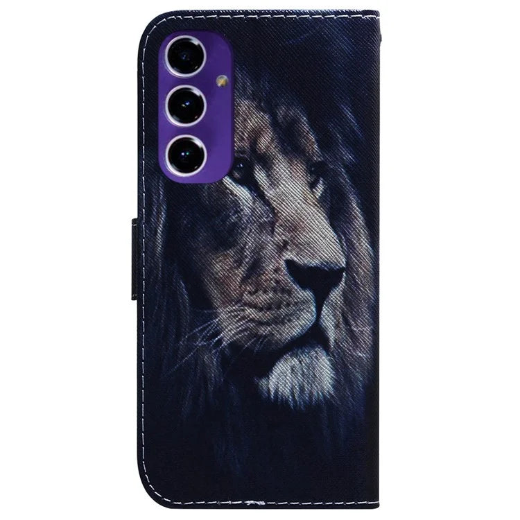 For Samsung Galaxy A16 5G Wallet Case Pattern Print Leather Phone Cover