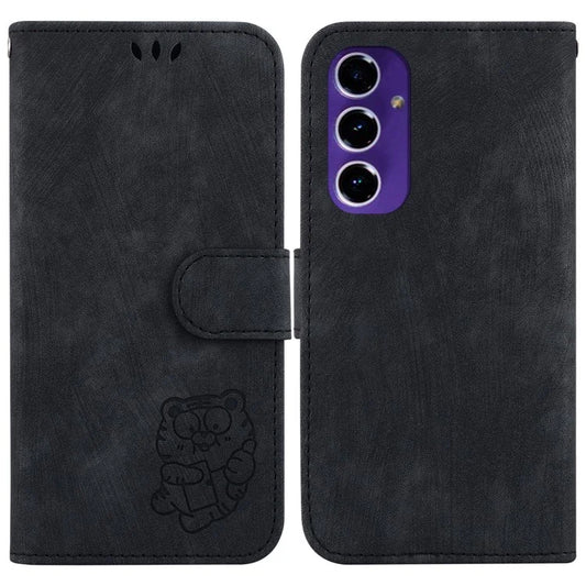 For Samsung Galaxy A16 5G Wallet Case Tiger Imprint Leather Shockproof Phone Cover