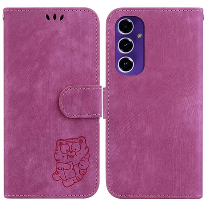 For Samsung Galaxy A16 5G Wallet Case Tiger Imprint Leather Shockproof Phone Cover