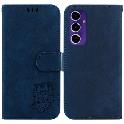 For Samsung Galaxy A16 5G Wallet Case Tiger Imprint Leather Shockproof Phone Cover