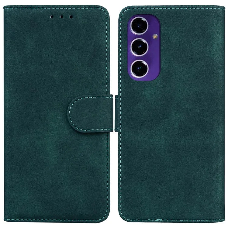 For Samsung Galaxy A16 5G Case Solid Color Leather Wallet Phone Cover