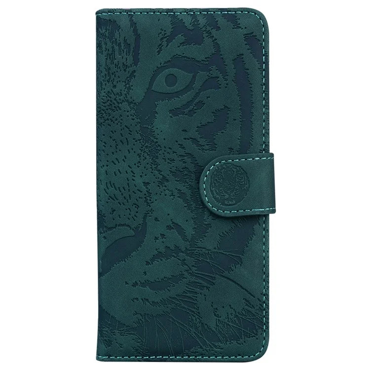 For Samsung Galaxy A16 5G Case Tiger Imprint Leather Wallet Phone Cover