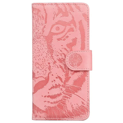 For Samsung Galaxy A16 5G Case Tiger Imprint Leather Wallet Phone Cover