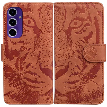 For Samsung Galaxy A16 5G Case Tiger Imprint Leather Wallet Phone Cover