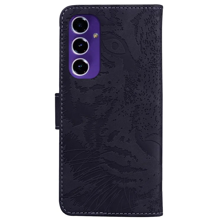 For Samsung Galaxy A16 5G Case Tiger Imprint Leather Wallet Phone Cover