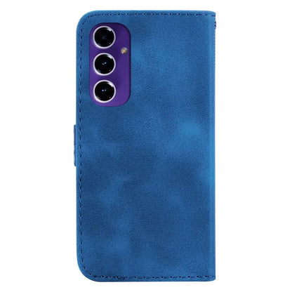 For Samsung Galaxy A16 5G Stand Case 7-Shaped Pattern Imprint Leather Phone Cover