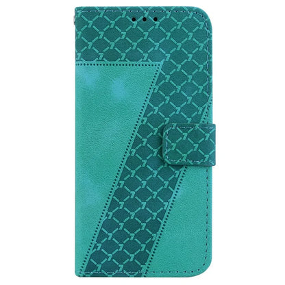 For Samsung Galaxy A16 5G Stand Case 7-Shaped Pattern Imprint Leather Phone Cover
